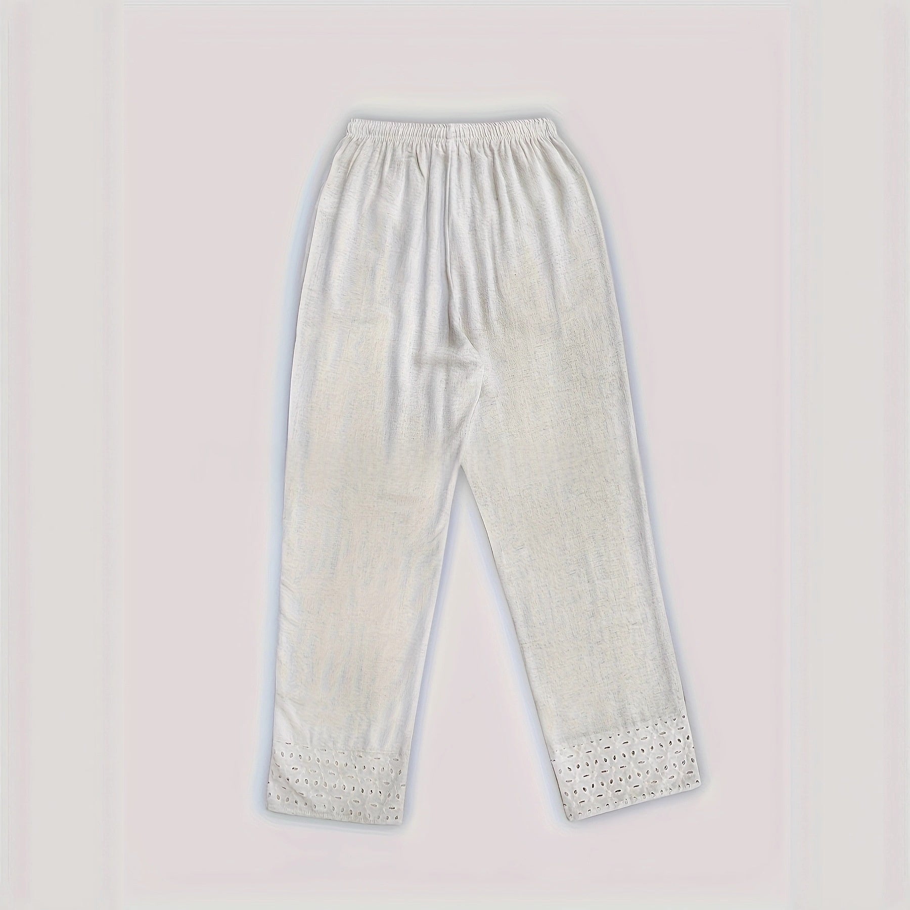 Pantalon Dentelle & Broderies Style Élégant