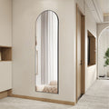 Miroir mural avec support et cadre fin en alliage