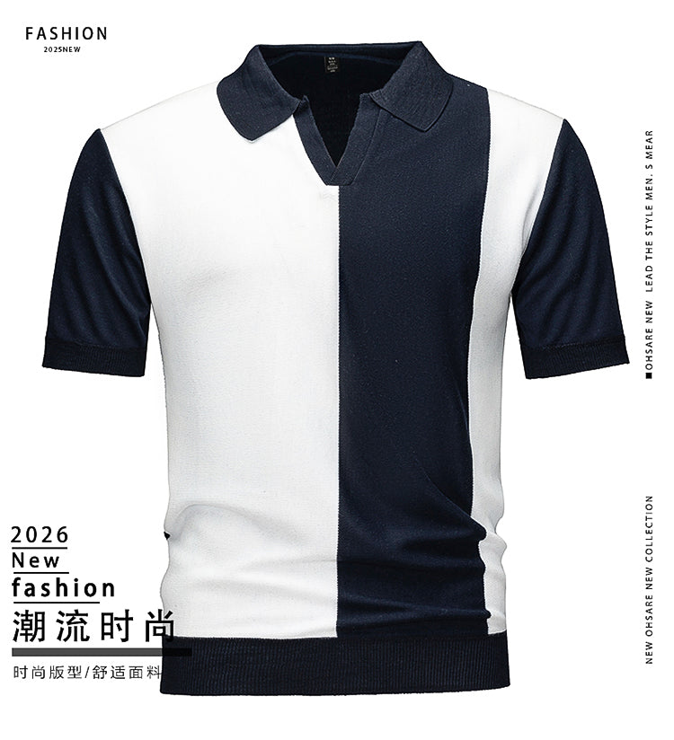 Polo Tricoté Color Block – Col Johnny