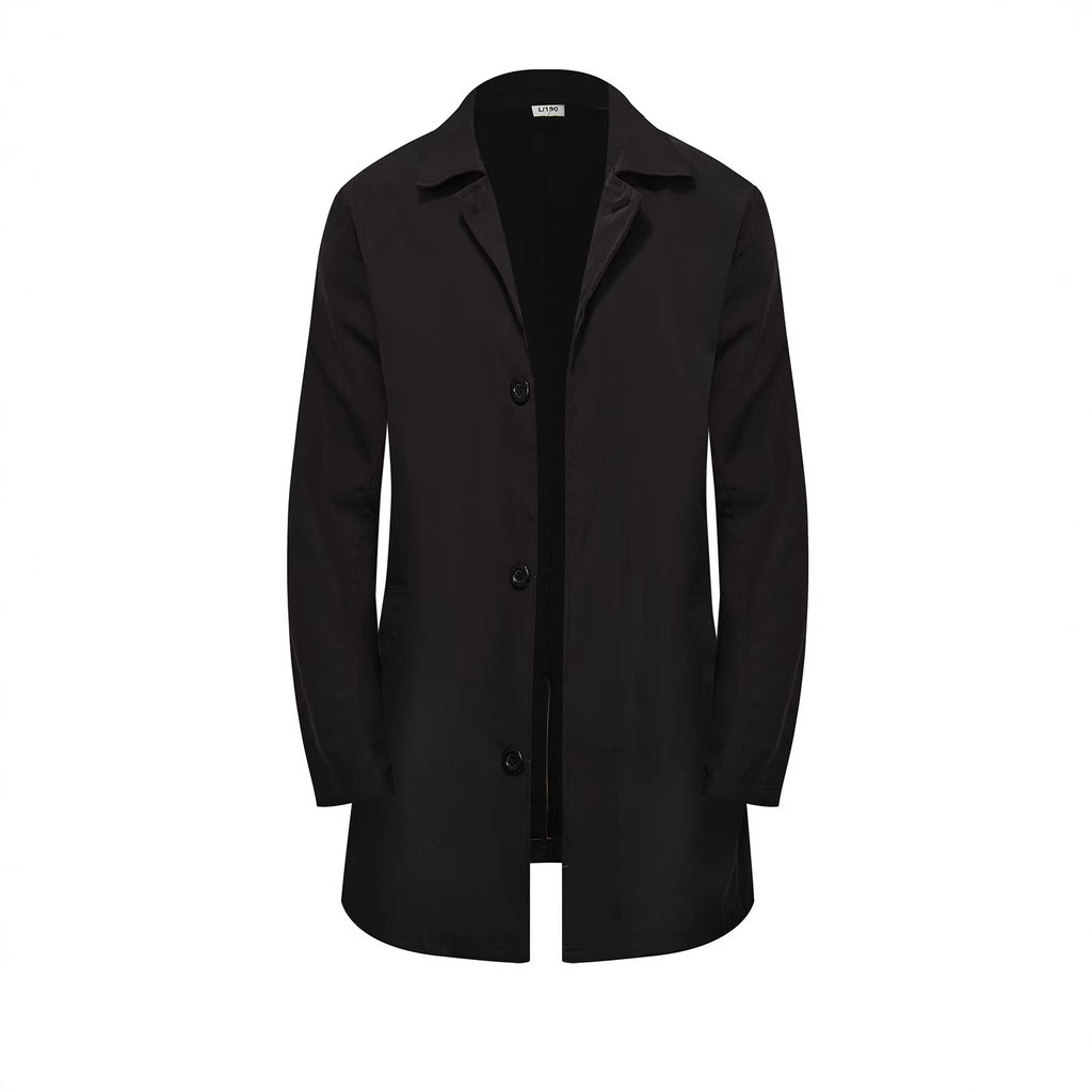 Trench Coat Classique Élégant – Coupe Slim & Style Bureau