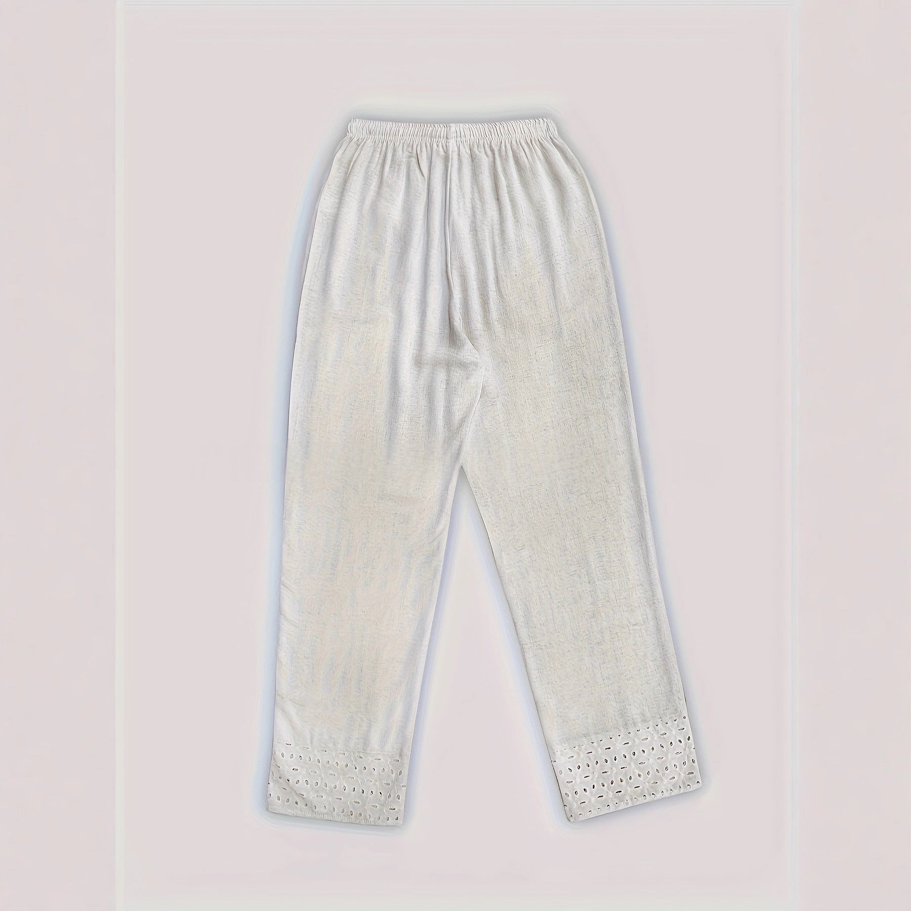 Pantalon Dentelle & Broderies Style Élégant