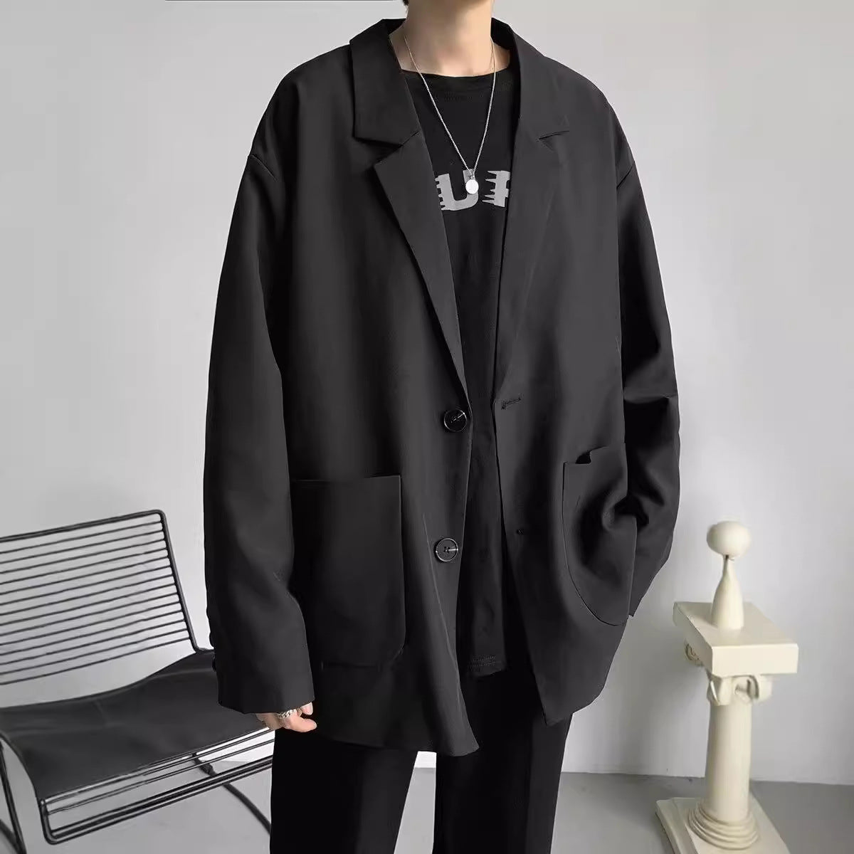 Veste Blazer Ample Casual – Look Urban All-Match