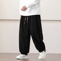 Pantalon Sarouel Velours Côtelé – Style Chinois Automne